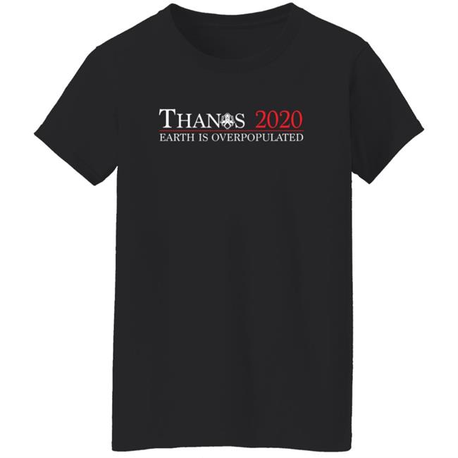 Jimmy Folino Thanos 2020 Earth Is Overpopulated Shirt Jimmy Folino Thanos 2020 Earth Is Overpopulated Shirt
