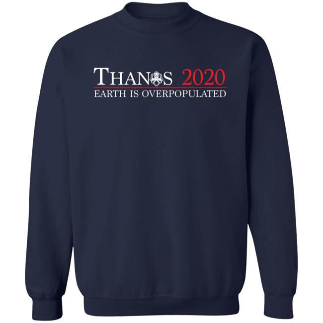 Jimmy Folino Thanos 2020 Earth Is Overpopulated Shirt Jimmy Folino Thanos 2020 Earth Is Overpopulated Shirt
