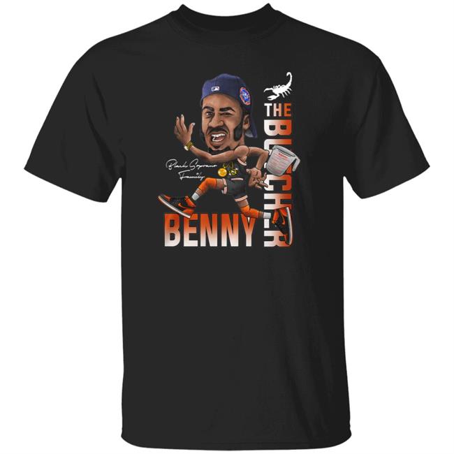 Benny The Butcher Store Merch Benny Character Black Tee Buffalo Braves Black Shirt