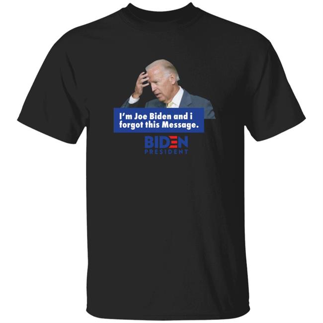 We Are Change Store Luke Rudkowski Forgetful Joe Biden Shirt