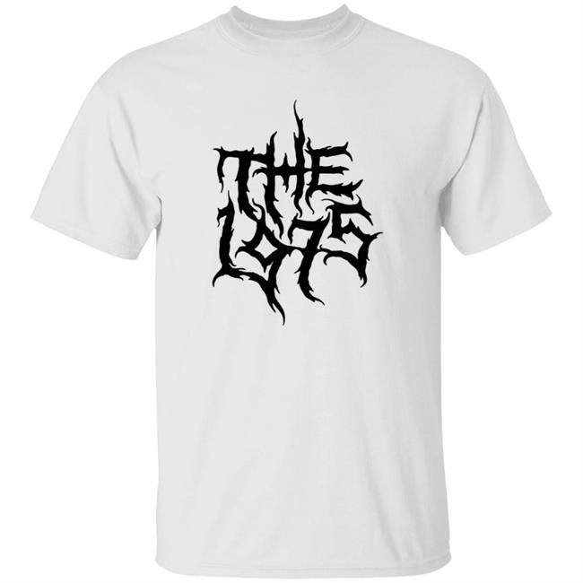 The 1975 Merch Metal Logo Tee Shirt