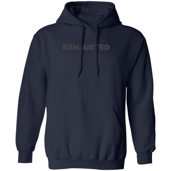 Philip Defranco Merch Exhausted Hoodie Exhausted Shirt Sweatshirt