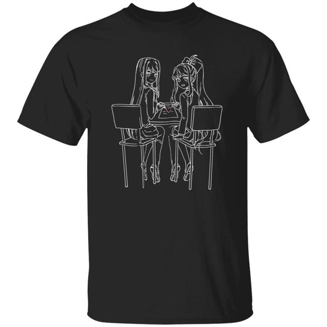 Omori Merch Omocat Reflection Black T Shirt