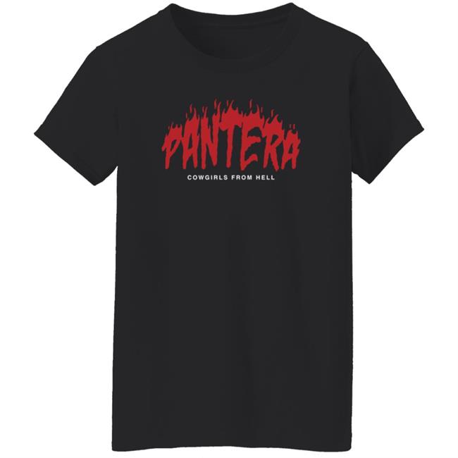 Pantera Merch Cowgirls From Hell T Shirt Pantera Merch Cowgirls From Hell T Shirt
