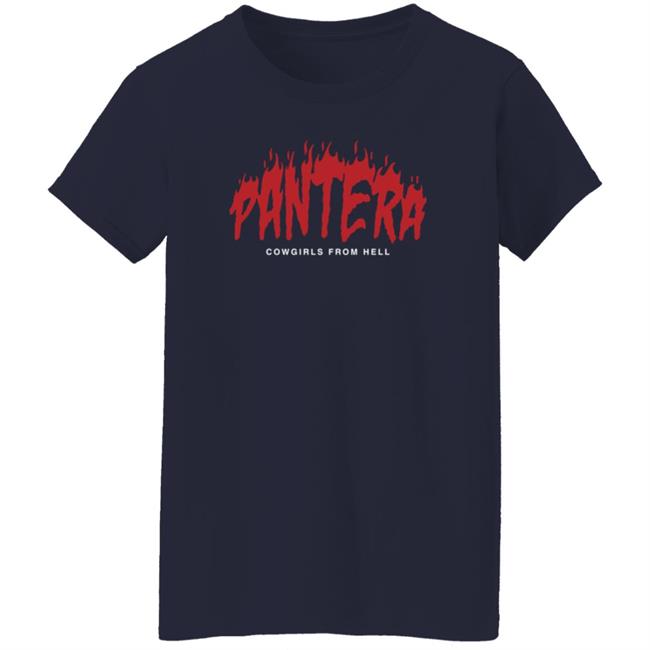 Pantera Merch Cowgirls From Hell T Shirt Pantera Merch Cowgirls From Hell T Shirt