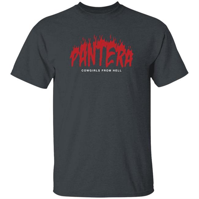 Pantera Merch Cowgirls From Hell T Shirt Pantera Merch Cowgirls From Hell T Shirt