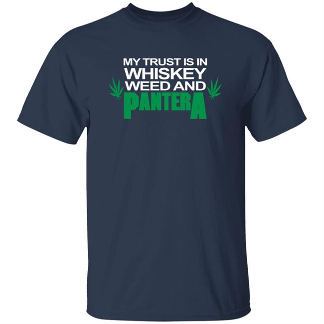 Pantera Merch Pantera Whiskey Weed T Shirt Pantera Merch Pantera Whiskey Weed T Shirt