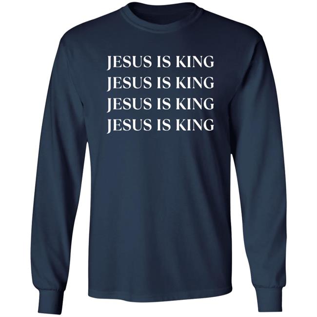Jesus Is King Merch Jesus Is King 4 Times Black Sweatshirt Jesus Is King Merch Jesus Is King 4 Times Black Sweatshirt