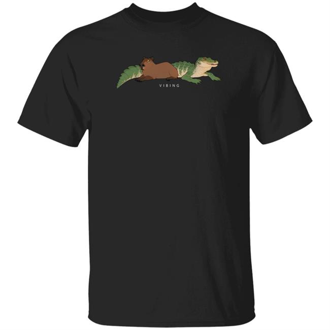 Gators Daily Capybara Man Vibing Capybara Shirt