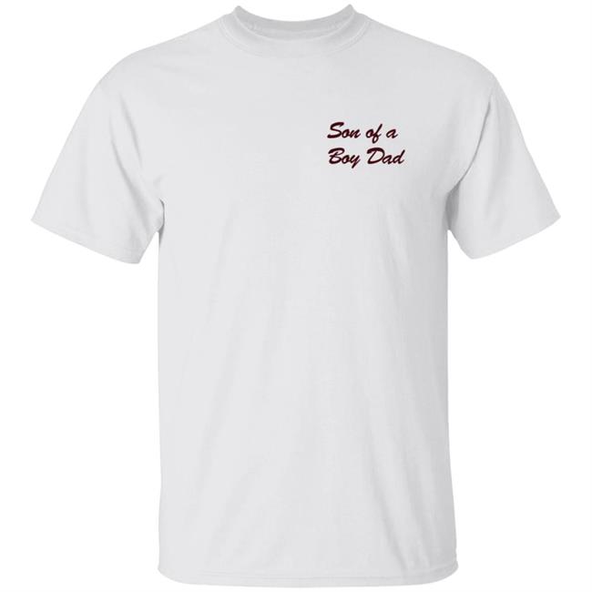 Son Of A Boy Dad Merch Son Of A Boy Dad Pocket Tee Shirt