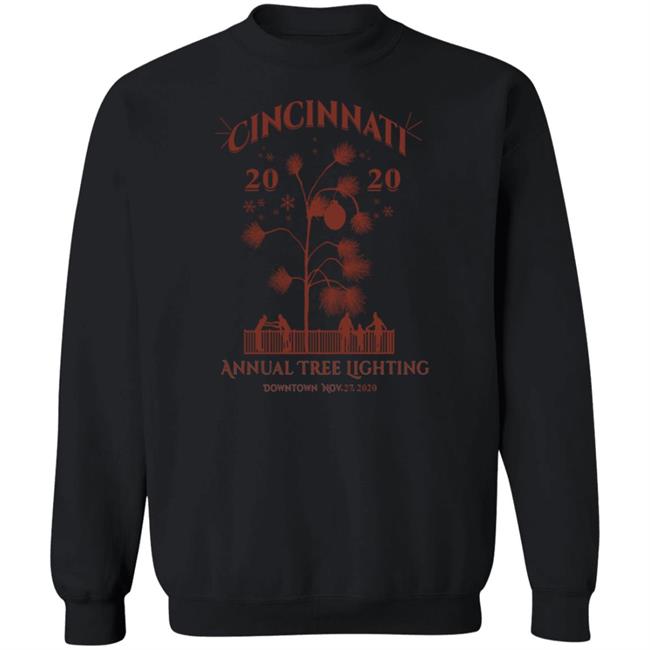 2020 Cincinnati Annual Tree Lighting T Shirt Christmas Tree Now On Limited Edition Tee From Cincy Shirts 2020 Cincinnati Annual Tree Lighting T Shirt Christmas Tree Now On Limited Edition Tee From Cincy Shirts