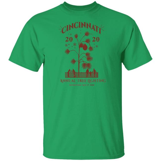 2020 Cincinnati Annual Tree Lighting T Shirt Christmas Tree Now On Limited Edition Tee From Cincy Shirts 2020 Cincinnati Annual Tree Lighting T Shirt Christmas Tree Now On Limited Edition Tee From Cincy Shirts