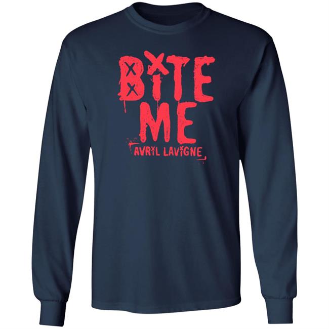 Avril Lavigne Merch Bite Me Shirt Avril Lavigne Merch Bite Me Shirt