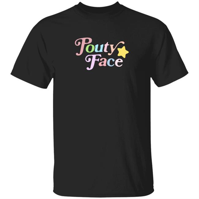 Addison Rae MerchAddison Rae Youth Pouty Face Blue Crewneck Sweatshirt