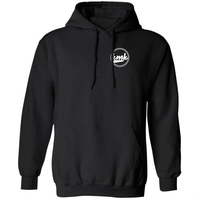 Kallmekris Merch KMK Round Logo Hoodie Black