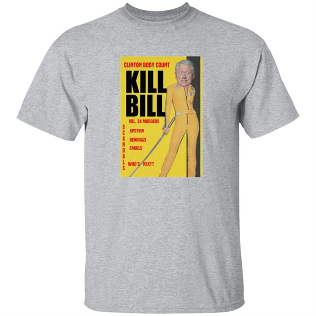 YeahGuy Co. Clinton Body Count T Shirt| Epstein Didn't Kill Himself