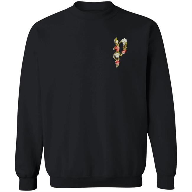 Polyphia Men's Floral Muse Sweatshirt Black Polyphia Merch