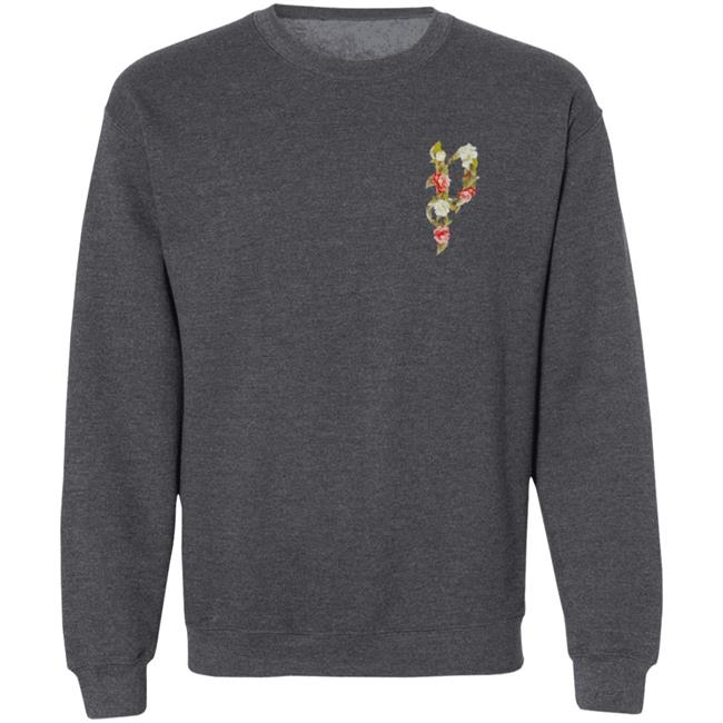 Polyphia Men's Floral Muse Sweatshirt Black Polyphia Merch Polyphia Men's Floral Muse Sweatshirt Black Polyphia Merch