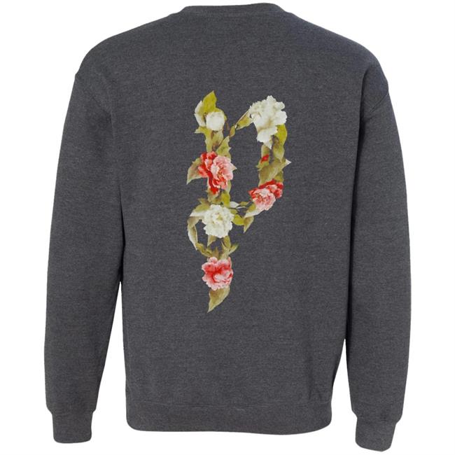 Polyphia Men's Floral Muse Sweatshirt Black Polyphia Merch Polyphia Men's Floral Muse Sweatshirt Black Polyphia Merch