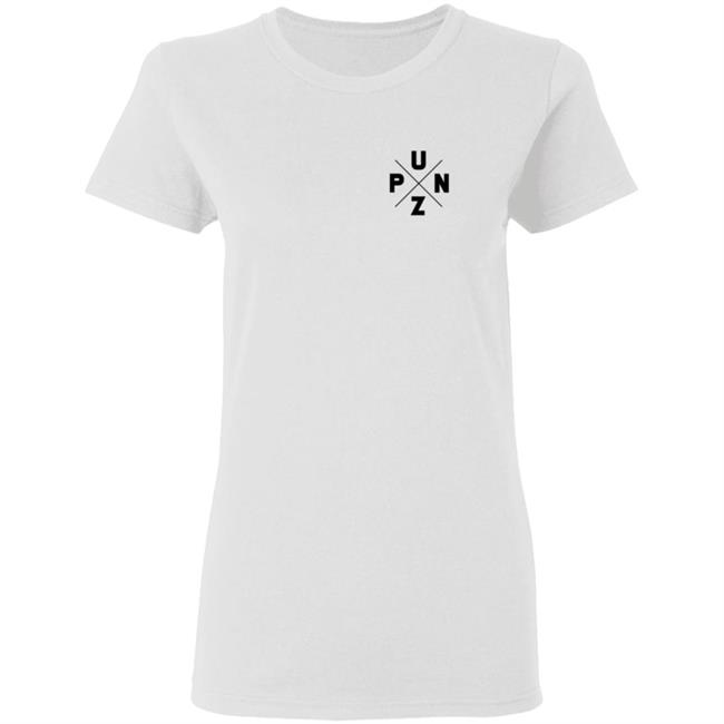 Punz Merch Black Text Logo Tee Shirt Punz Merch Black Text Logo Tee Shirt