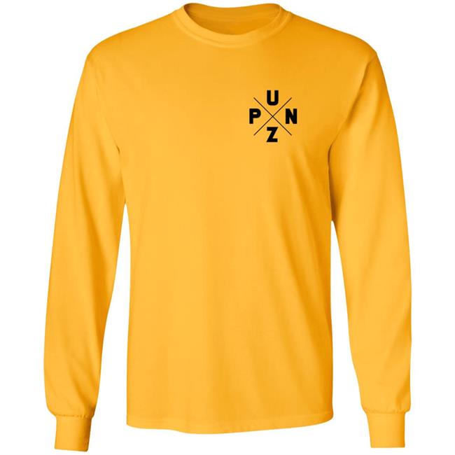 Punz Merch Black Text Logo Tee Shirt Punz Merch Black Text Logo Tee Shirt