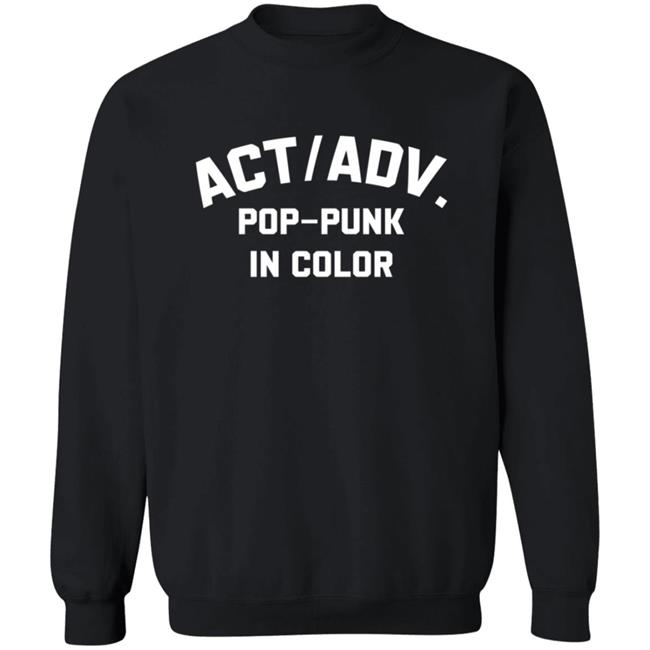Action Adventure merch Pop Punk In Color Tee Action Adventure merch Pop Punk In Color Tee