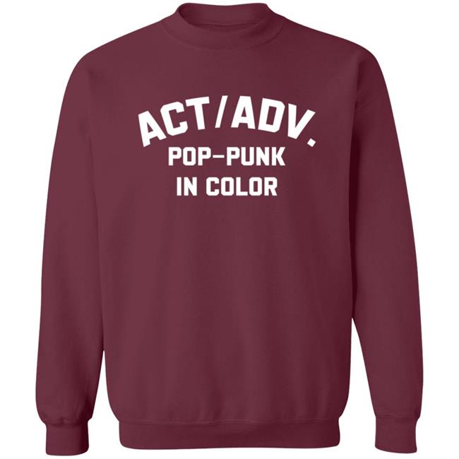 Action Adventure merch Pop Punk In Color Tee Action Adventure merch Pop Punk In Color Tee