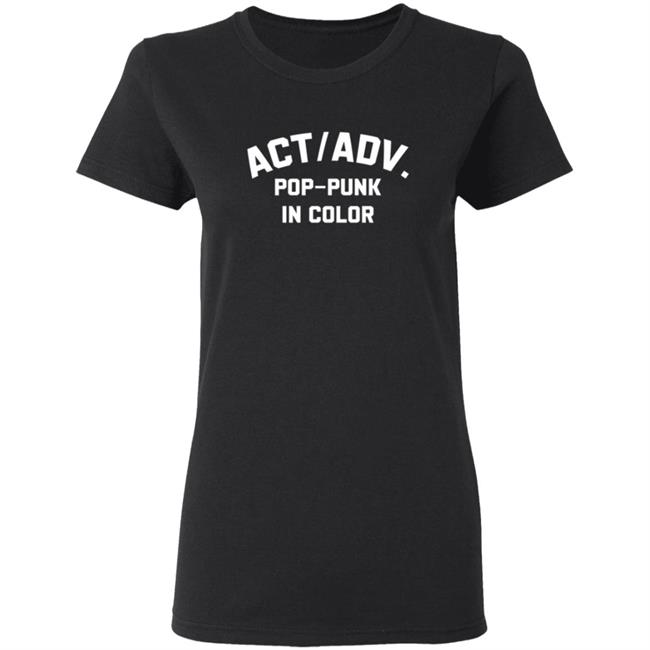 Action Adventure merch Pop Punk In Color Tee Action Adventure merch Pop Punk In Color Tee