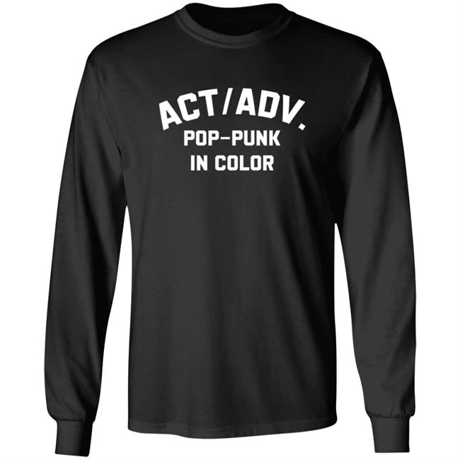 Action Adventure merch Pop Punk In Color Tee Action Adventure merch Pop Punk In Color Tee