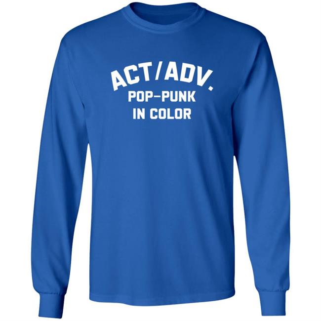 Action Adventure merch Pop Punk In Color Tee Action Adventure merch Pop Punk In Color Tee