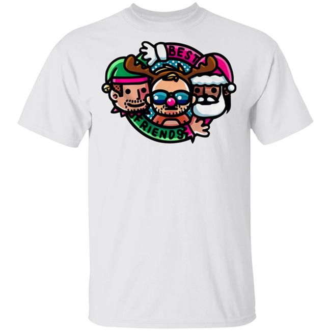 Best Friends And Orange Cassidy Best Friends Christmas Cartoon Shirt All Elite Wrestling