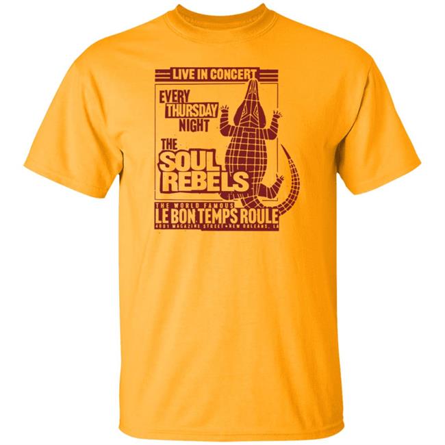 The Soul Rebels Merch The Soul Rebels Live At Le Bon Temps Tee