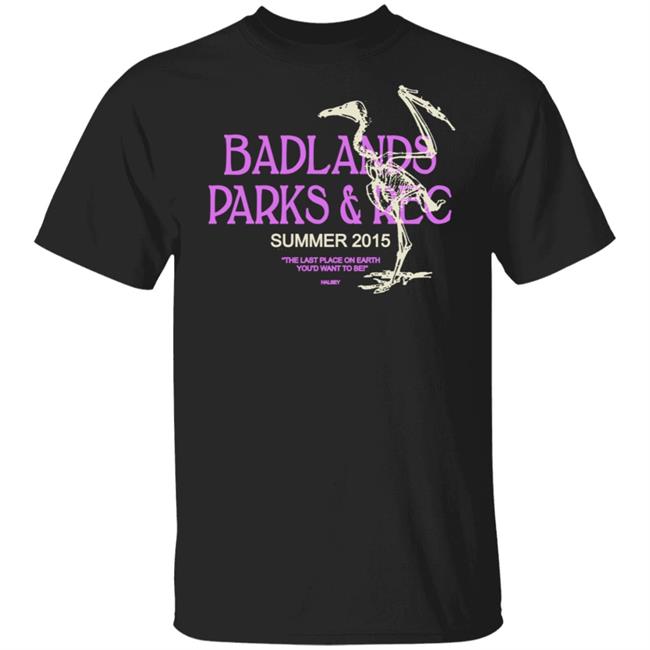 Badlands Parks And Rec Black Shirt Badlands Merch