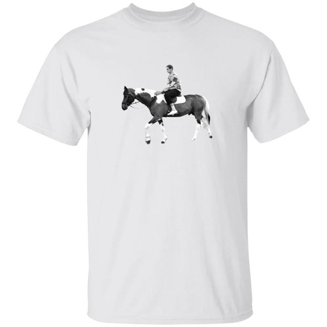 Omar Apollo Merch Grayscale Horse Tee Shirt
