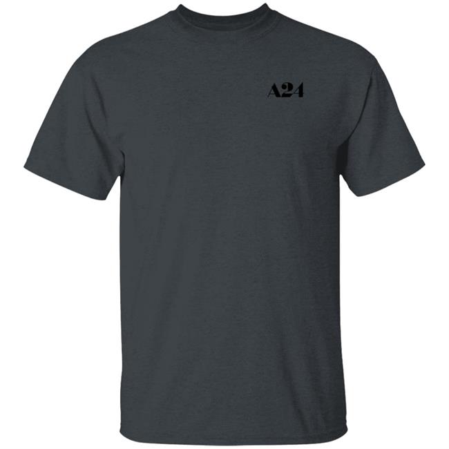 A24 Merch A24 Grey Logo Shirt