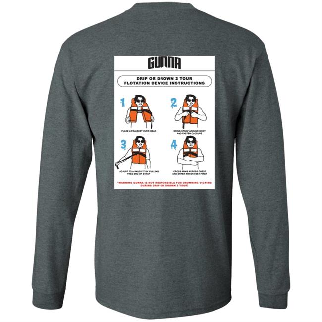 Gunna Merch Drip Warning Tee Shirt Gunna Merch Drip Warning Tee Shirt