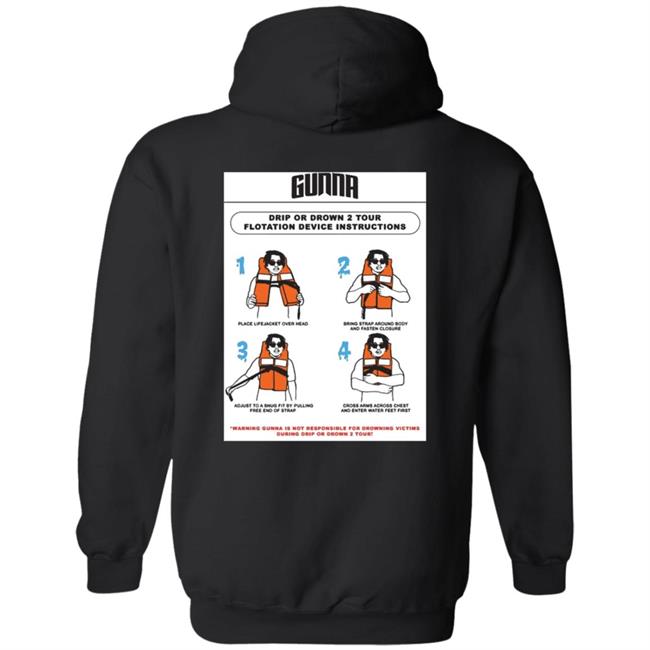 Gunna Merch Drip Warning Tee Shirt Gunna Merch Drip Warning Tee Shirt