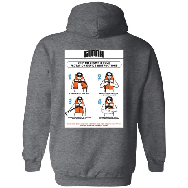 Gunna Merch Drip Warning Tee Shirt Gunna Merch Drip Warning Tee Shirt