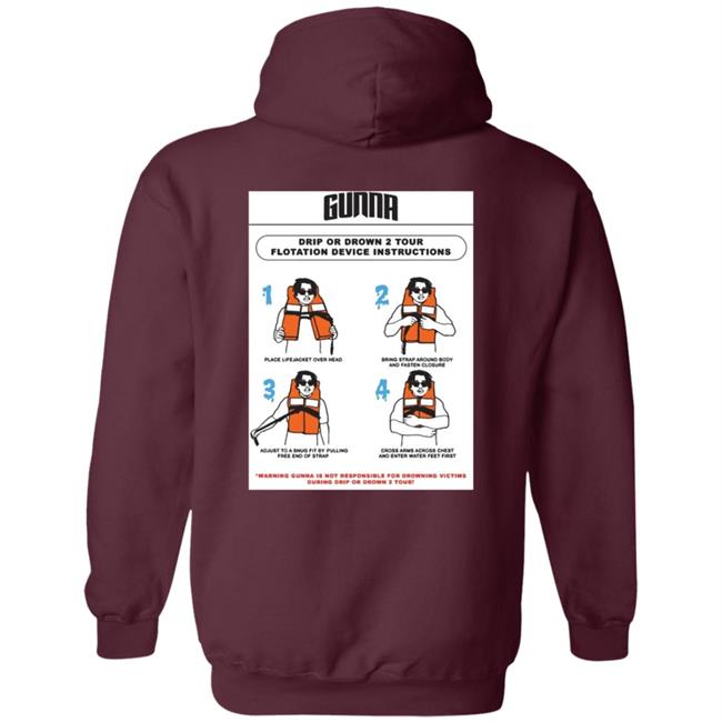 Gunna Merch Drip Warning Tee Shirt Gunna Merch Drip Warning Tee Shirt