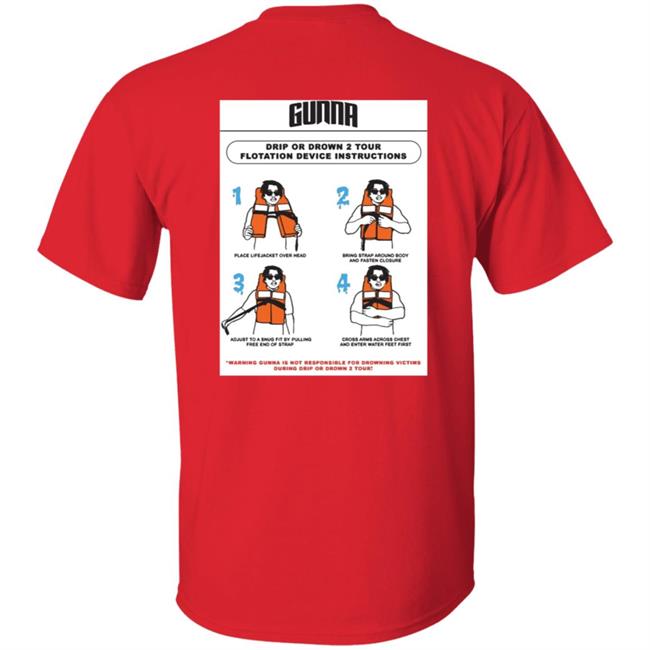 Gunna Merch Drip Warning Tee Shirt Gunna Merch Drip Warning Tee Shirt