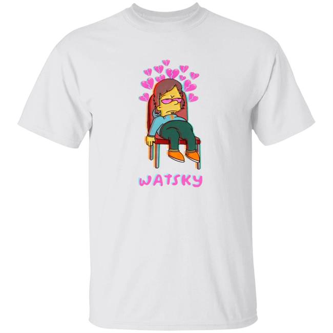George Watsky Merch Bartsky White Tee Shirt George Watsky Merch Bartsky White Tee Shirt