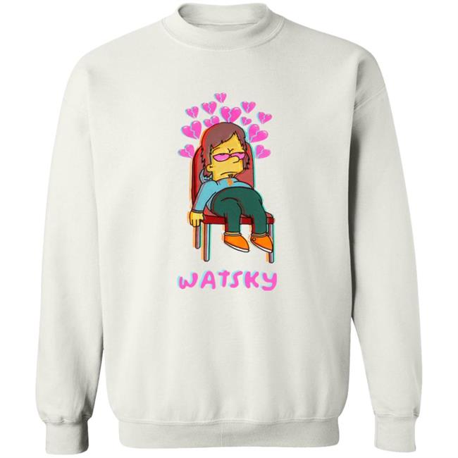 George Watsky Merch Bartsky White Tee Shirt George Watsky Merch Bartsky White Tee Shirt