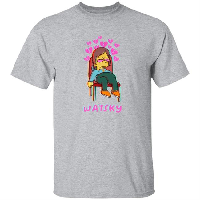 George Watsky Merch Bartsky White Tee Shirt George Watsky Merch Bartsky White Tee Shirt