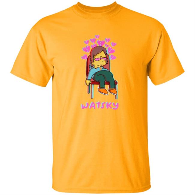 George Watsky Merch Bartsky White Tee Shirt George Watsky Merch Bartsky White Tee Shirt