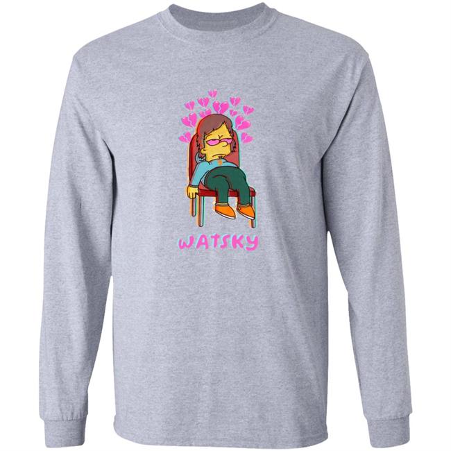 George Watsky Merch Bartsky White Tee Shirt George Watsky Merch Bartsky White Tee Shirt