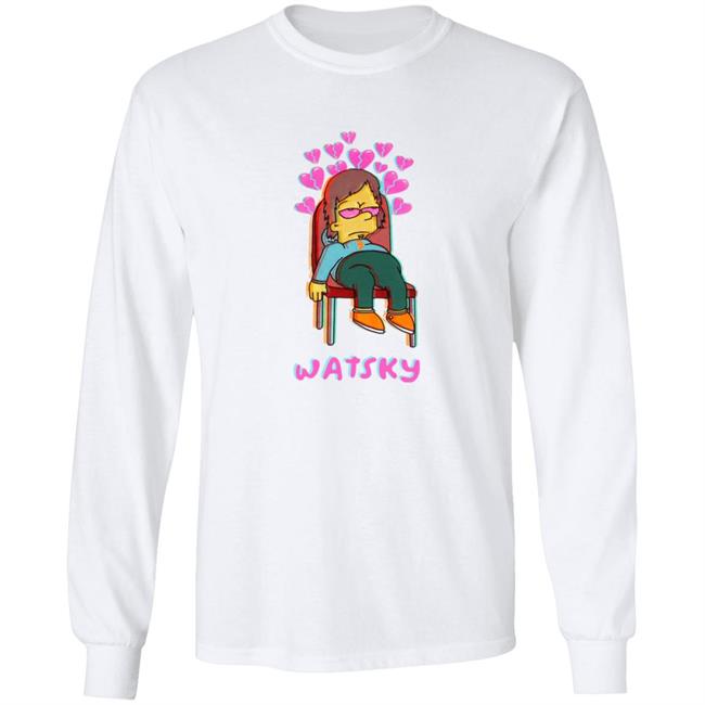 George Watsky Merch Bartsky White Tee Shirt George Watsky Merch Bartsky White Tee Shirt