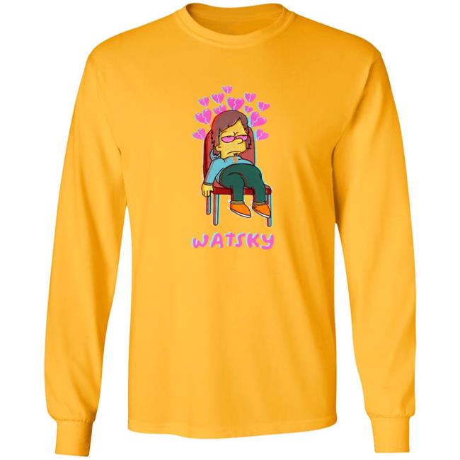 George Watsky Merch Bartsky White Tee Shirt George Watsky Merch Bartsky White Tee Shirt