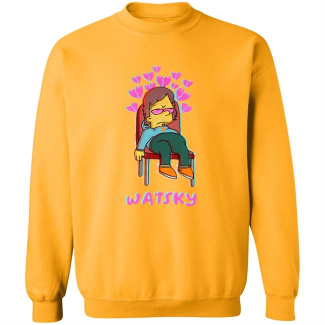 George Watsky Merch Bartsky White Tee Shirt George Watsky Merch Bartsky White Tee Shirt