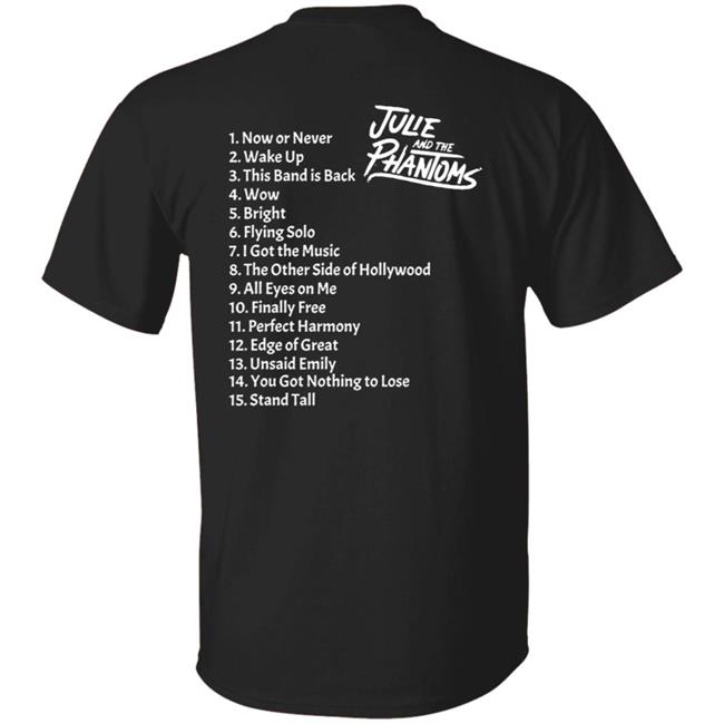 Julie And The Phantoms Merchandise Julie And The Phantoms Black Pullover Hoodie Julie And The Phantoms Merchandise Julie And The Phantoms Black Pullover Hoodie