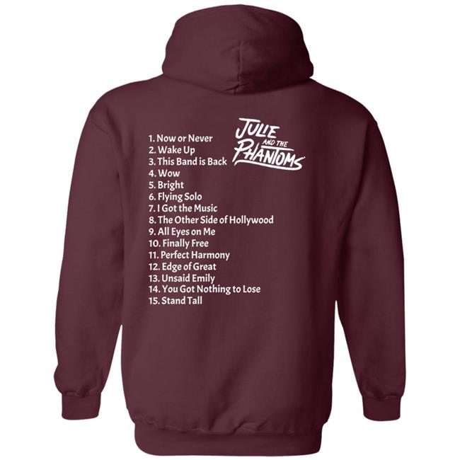 Julie And The Phantoms Merchandise Julie And The Phantoms Black Pullover Hoodie Julie And The Phantoms Merchandise Julie And The Phantoms Black Pullover Hoodie